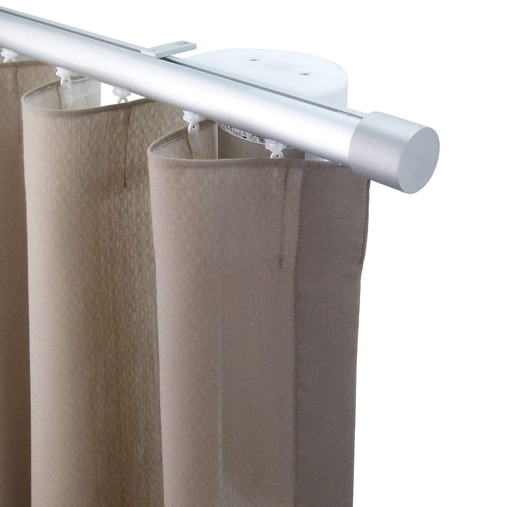 Oslo MT35 都會奢華系列電動窗簾軌道 單層 鋁本色