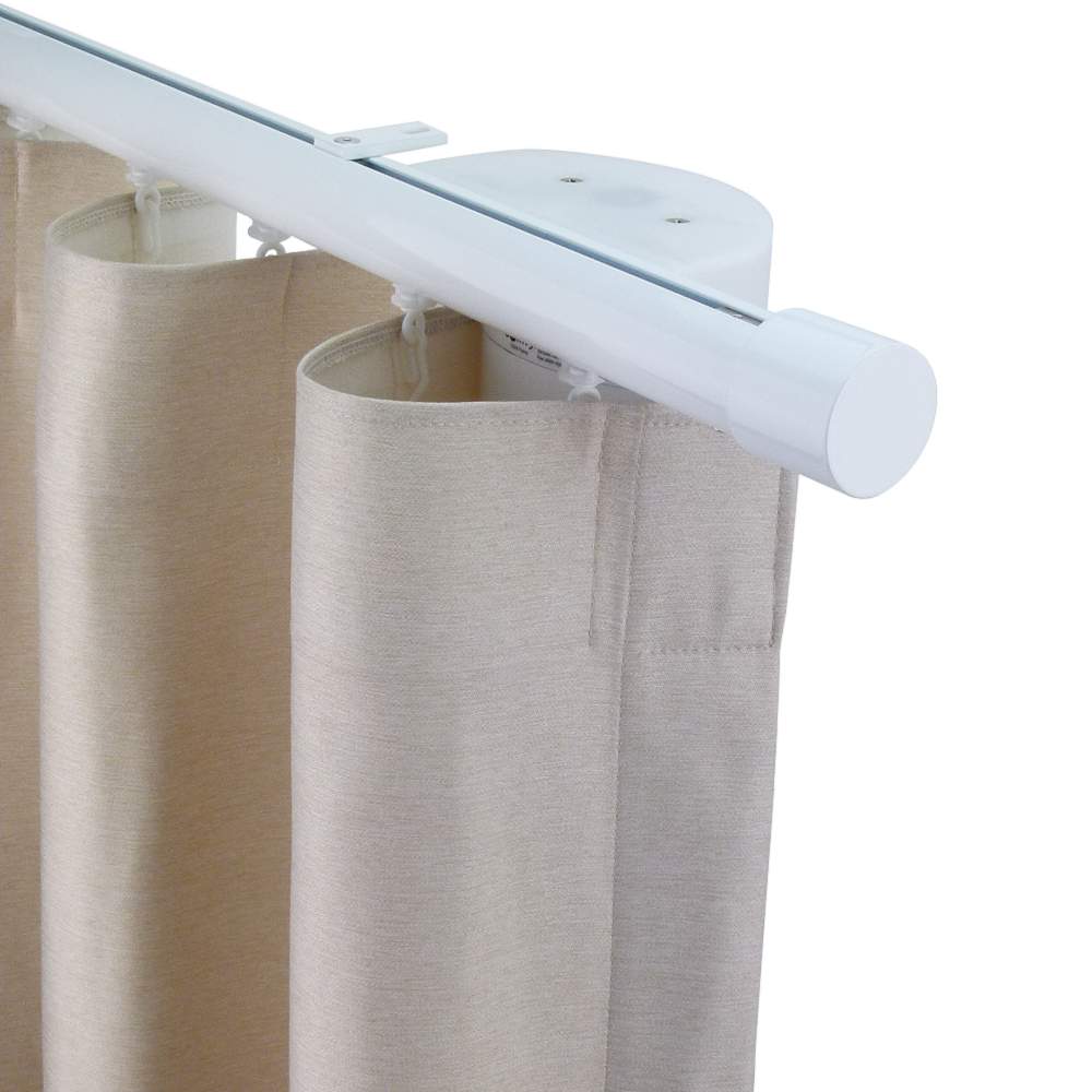 Oslo MT35 都會奢華系列電動窗簾軌道 單層 白色