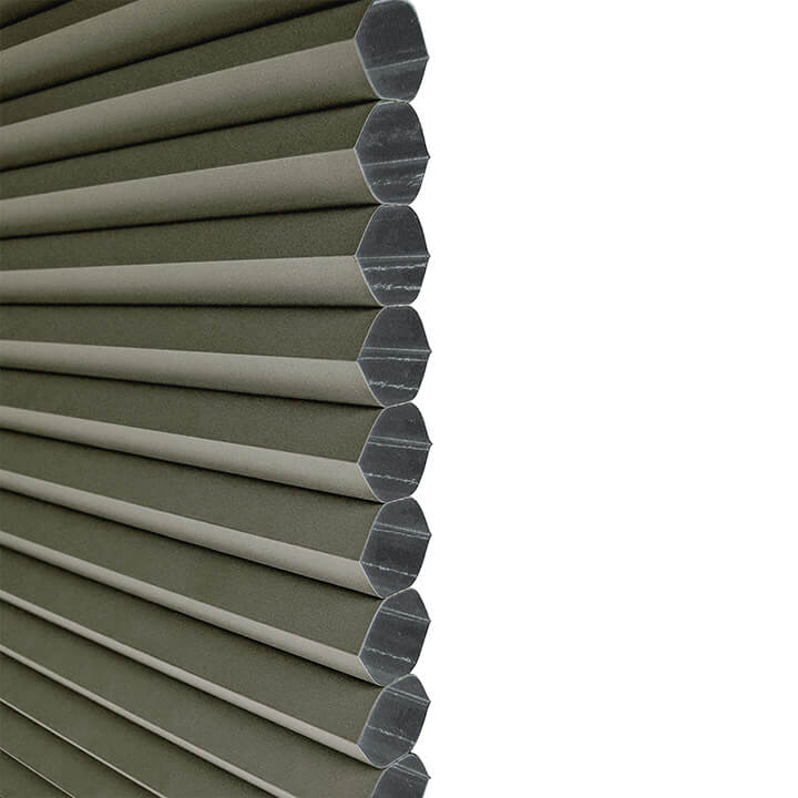 Odense 手提上下開合遮光蜂巢簾灰褐 (Antique Pewter)