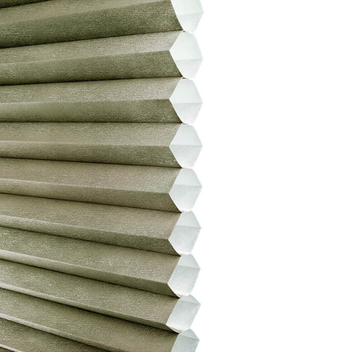 Odense 手提上下開合半透光蜂巢簾草綠 (Avocado)