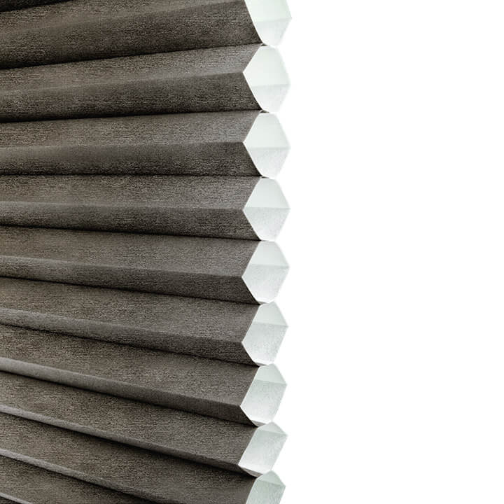 Odense 電動標準型半透光蜂巢簾無菸煤 (Anthracite)