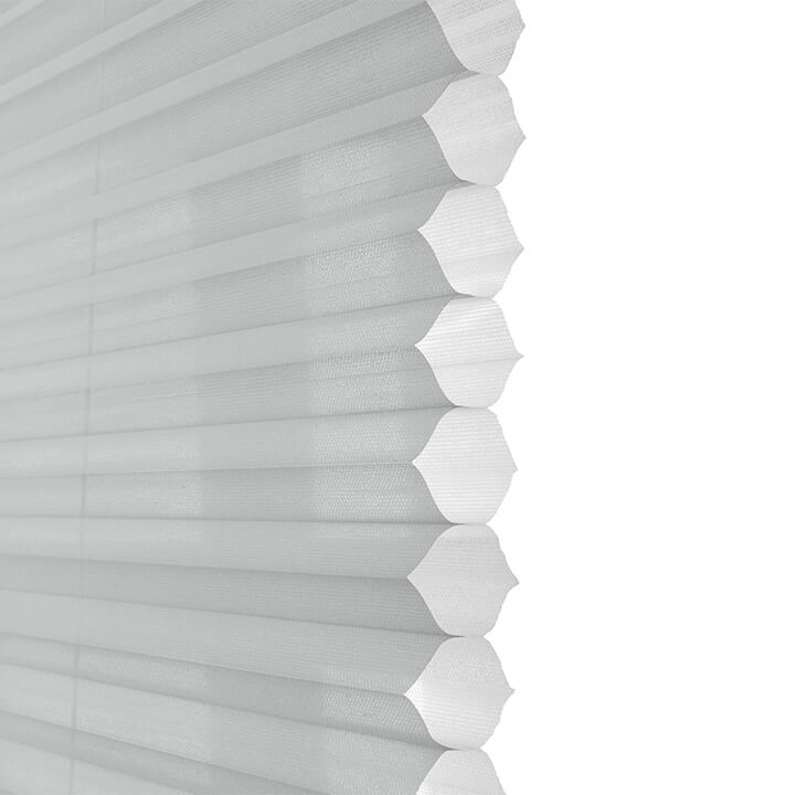 Randers 電動標準型紗蜂巢簾亮灰 (Gray Sheen)