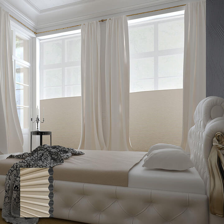 Odense 手提日夜型遮光蜂巢簾繭綢 (Pongee)