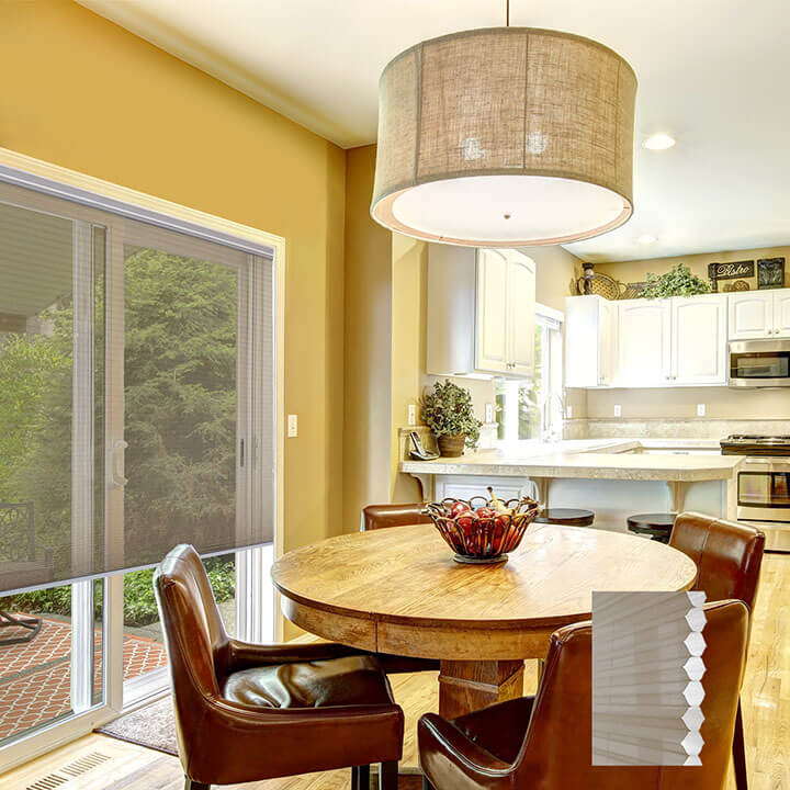 Randers 標準型單循環紗蜂巢簾繭綢 (Pongee)