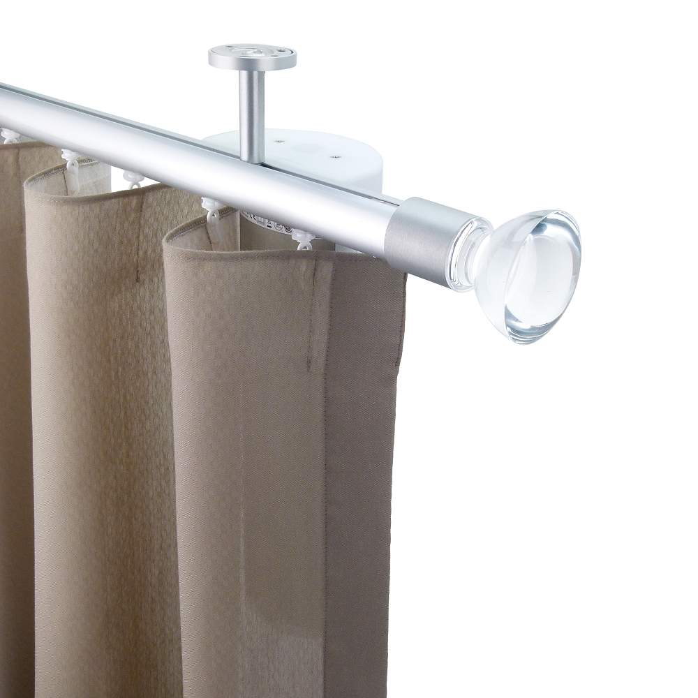 Oslo MT35 都會奢華系列電動窗簾軌道 單層 鋁本色