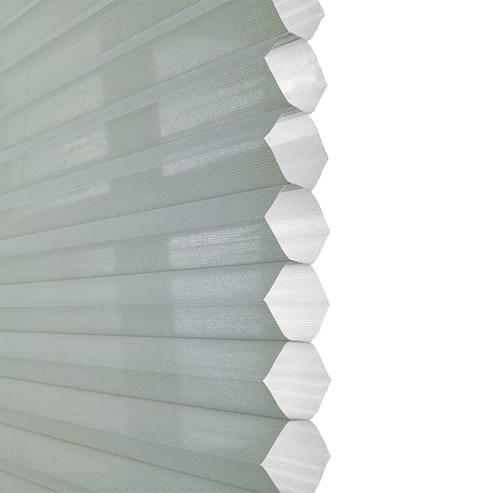 Randers 雙循環上下開合紗蜂巢簾水綠 (Water Green)