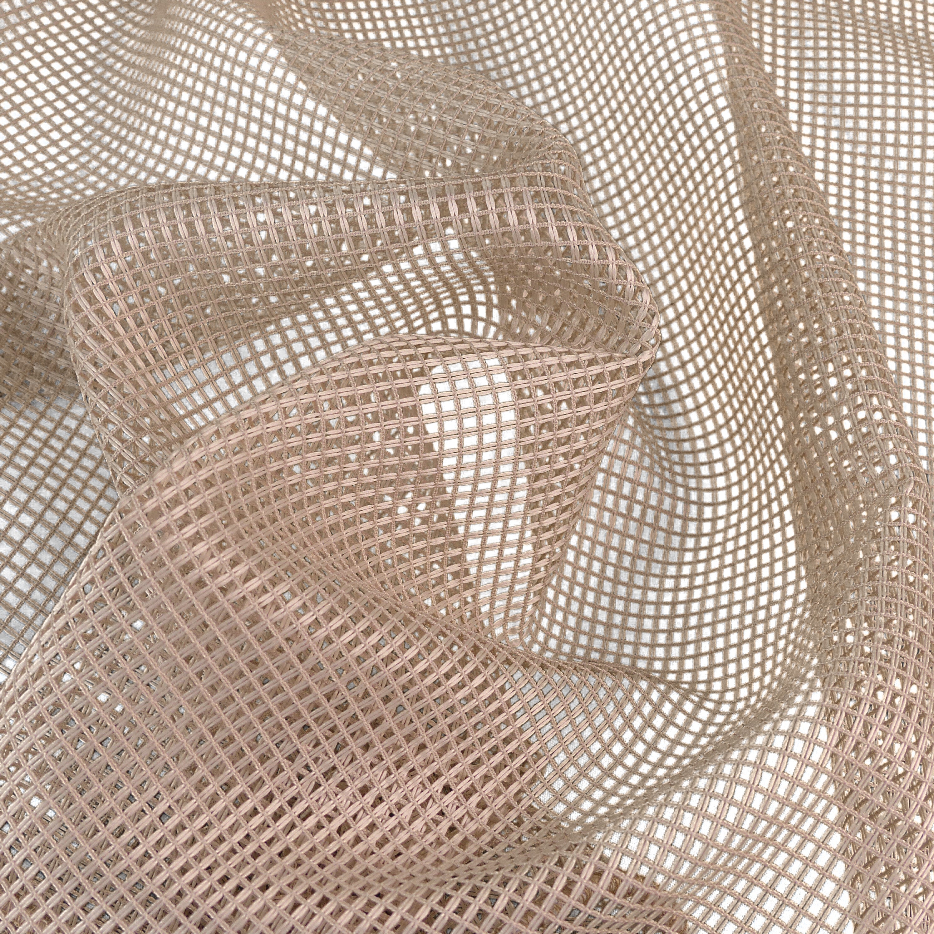 Give 編織紗簾 米色