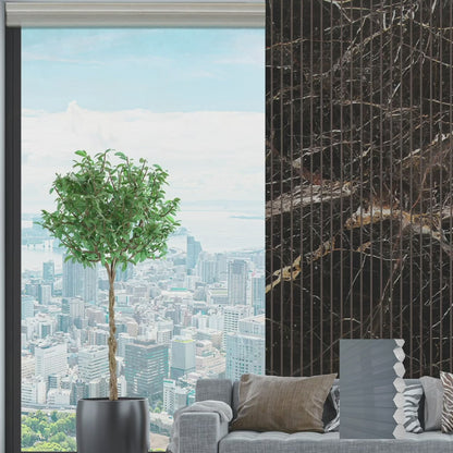 Randers 電動標準型紗蜂巢簾灰藍 (Royal Gray)